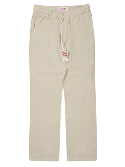 MC2 SAINT BARTH PANTALONE "CALAIS" IN PURO LINO