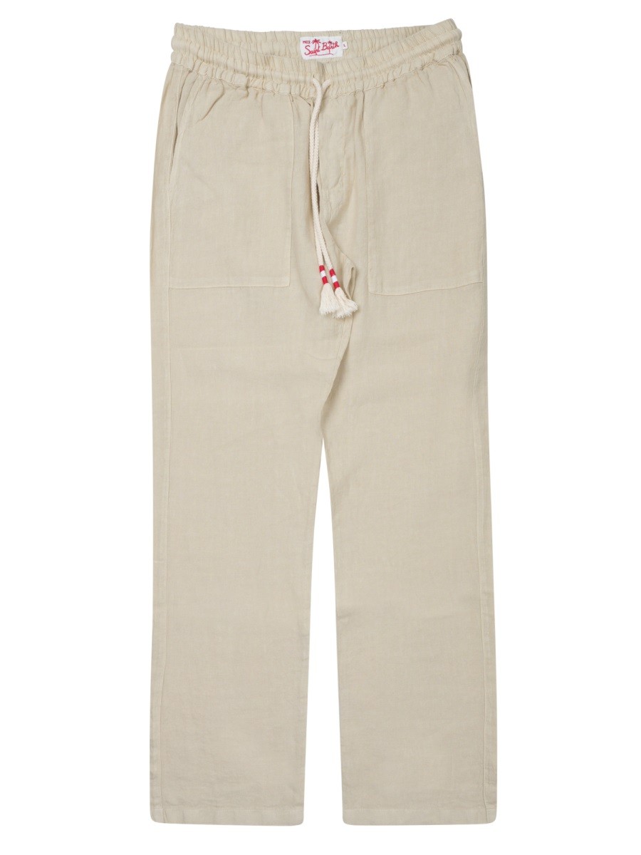 MC2 SAINT BARTH PANTALONE "CALAIS" IN PURO LINO