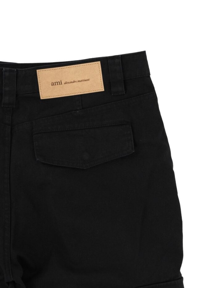 AMI PARIS PANTALONE CARGO IN COTONE