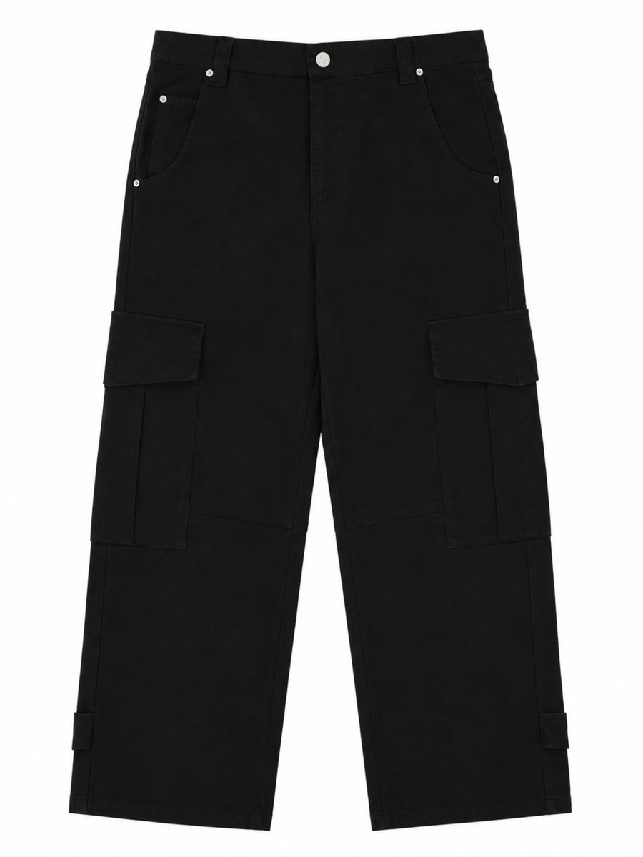 AMI PARIS PANTALONE CARGO IN COTONE