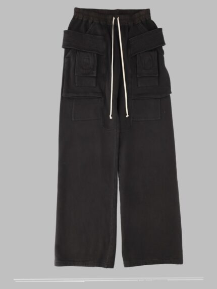 RICK OWENS DRKSHDW Pantalone Cargo In Felpa Di Cotone