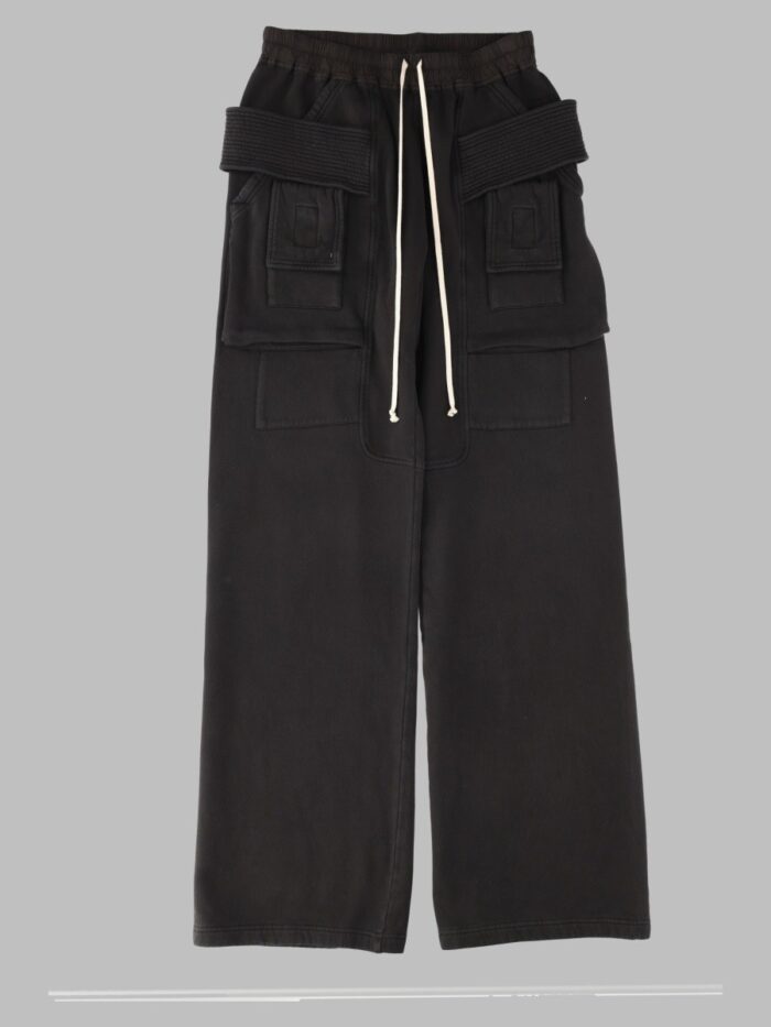 RICK OWENS DRKSHDW Pantalone Cargo In Felpa Di Cotone