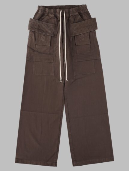 RICK OWENS DRKSHDW Pantalone Cargo In Felpa Di Cotone