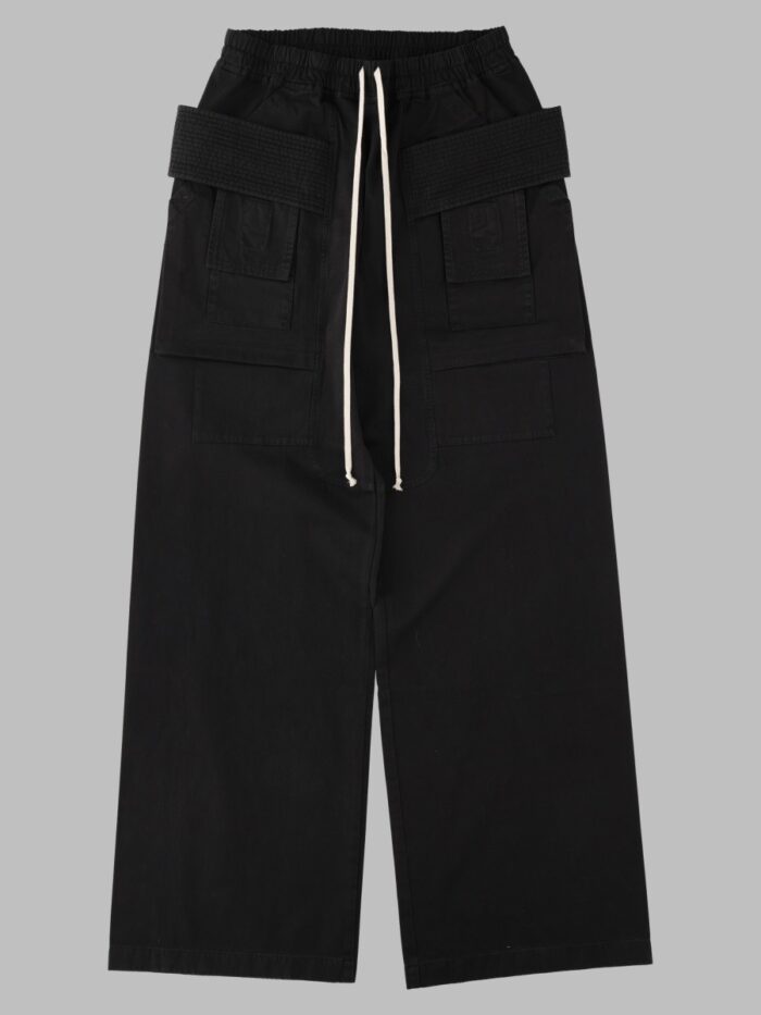 rick owens drkshdw pantalone cargo in felpa di cotone RICK OWENS DRKSHDW Pantalone Cargo In Felpa Di Cotone