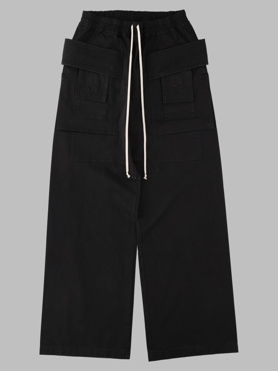 RICK OWENS DRKSHDW Pantalone Cargo In Felpa Di Cotone