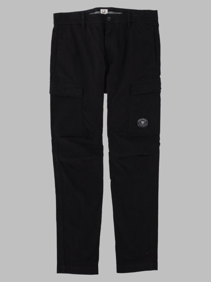 c.p. company pantalone cargo in raso di cotone stretch C.P. COMPANY Pantalone Cargo In Raso Di Cotone Stretch