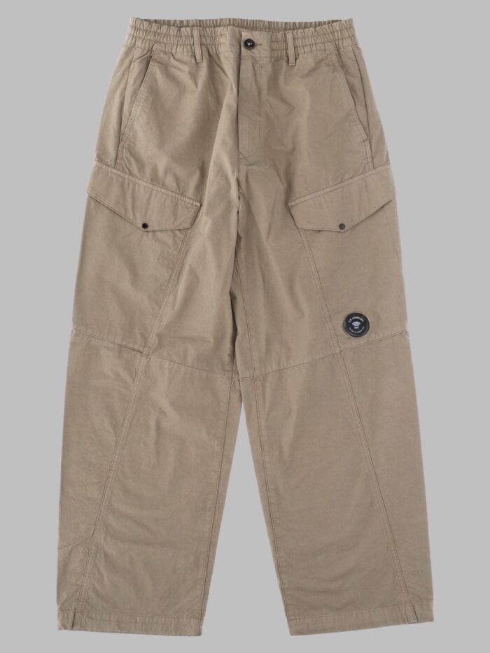 c.p. company pantalone cargo in raso di cotone stretch C.P. COMPANY Pantalone Cargo In Raso Di Cotone Stretch