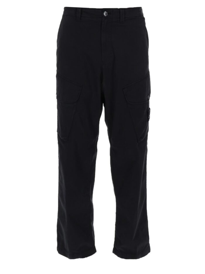 stone island pantalone cargo in twill Stone Island PANTALONE CARGO IN TWILL