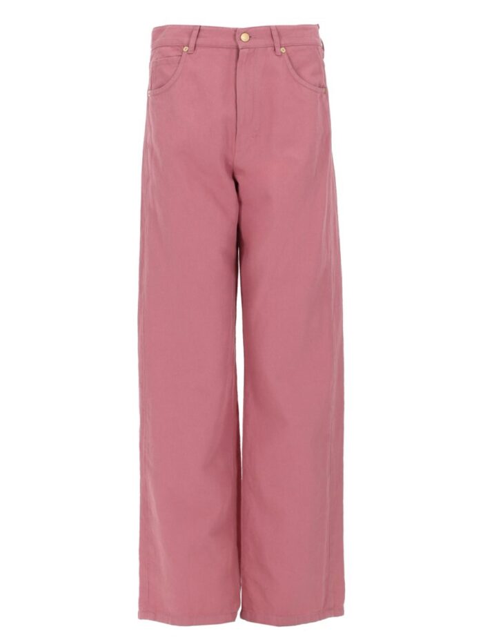 s max mara pantalone cinque tasche in cotone e lino S MAX MARA PANTALONE CINQUE TASCHE IN COTONE E LINO
