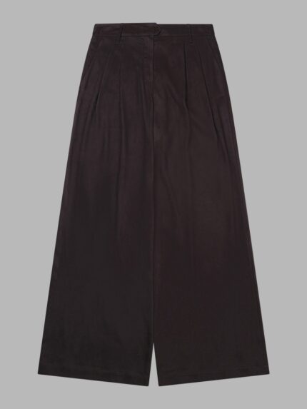 ALYSI Pantalone Con Effetto Camoscio