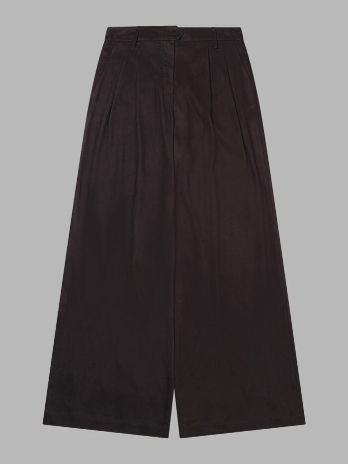 alysi pantalone con effetto camoscio ALYSI Pantalone Con Effetto Camoscio