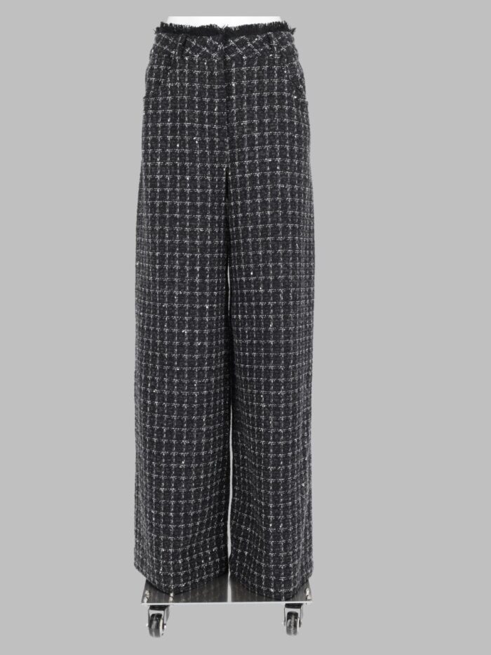msgm pantalone con orlo sfrangiato Msgm Pantalone Con Orlo Sfrangiato