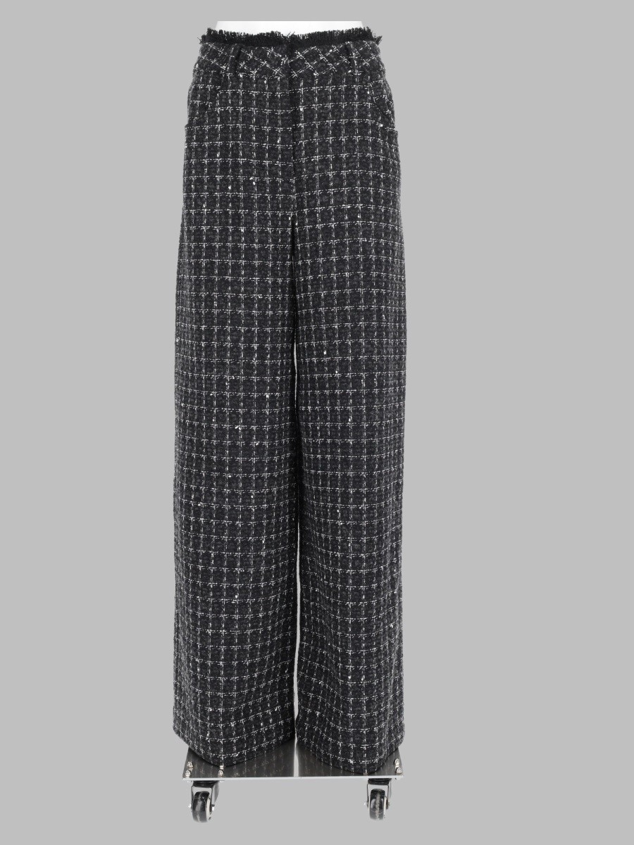 Msgm Pantalone Con Orlo Sfrangiato