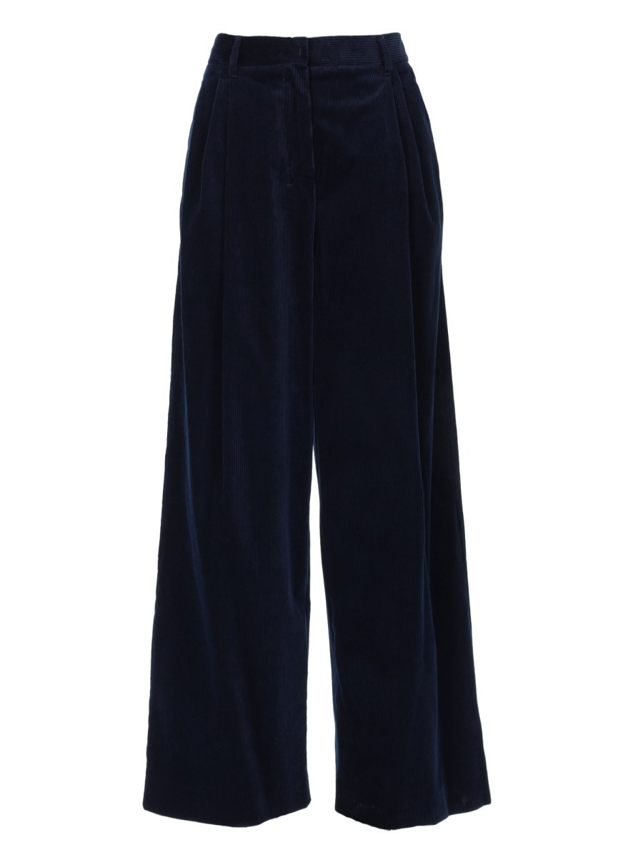 S MAX MARA Pantalone "Corona" In Velluto A Coste