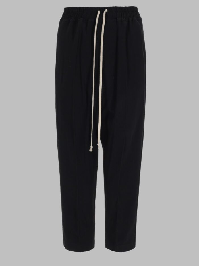 RICK OWENS PANTALONE "DRAWSTRING ASTAIRES" CROPPED
