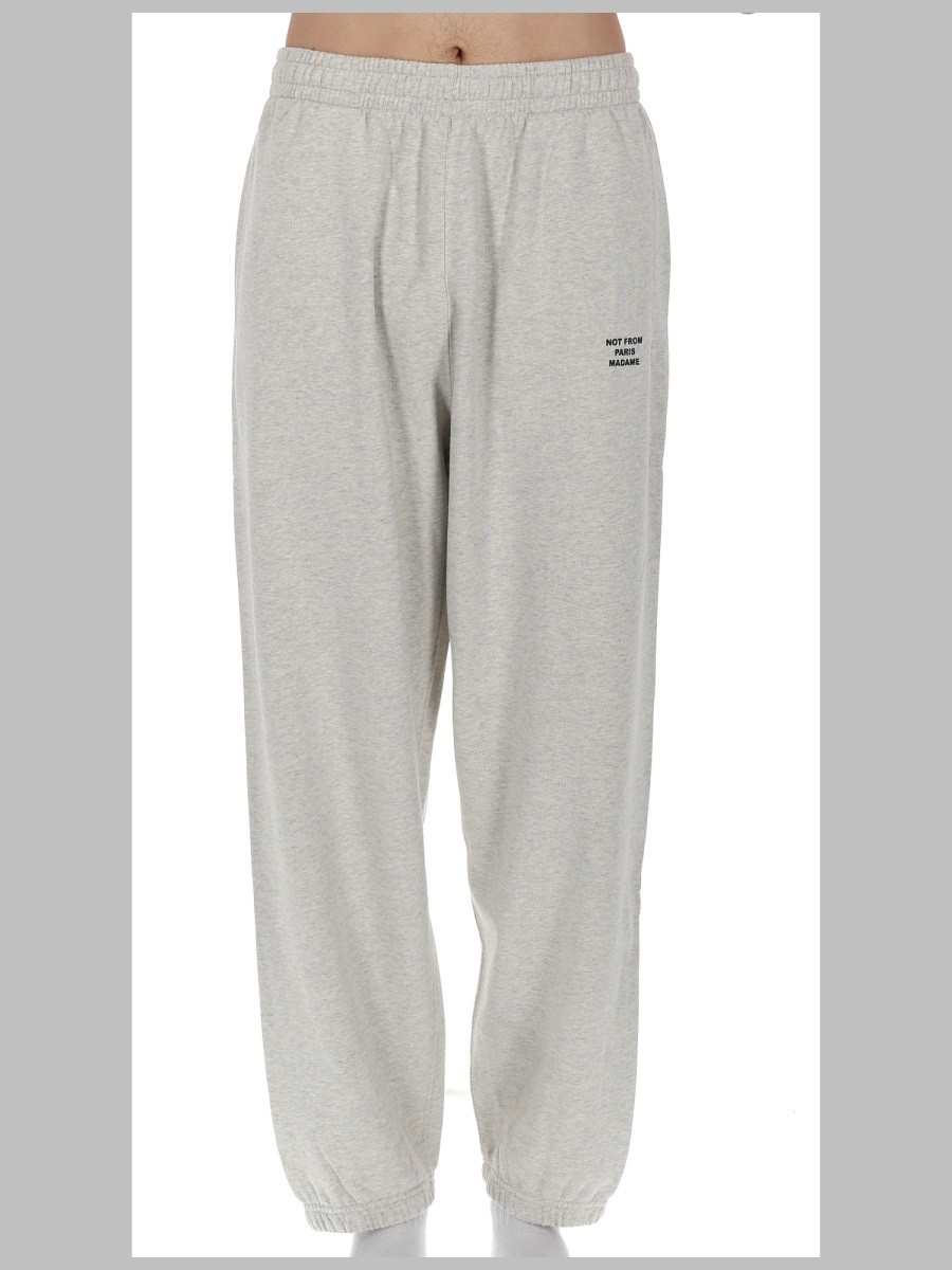 Drole De Monsieur PANTALONE IN FELPA DI COTONE