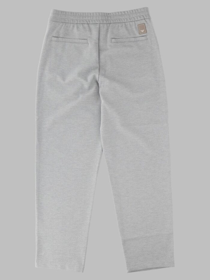 Emporio Armani Pantalone In Jersey Piquet "Travel Essential"