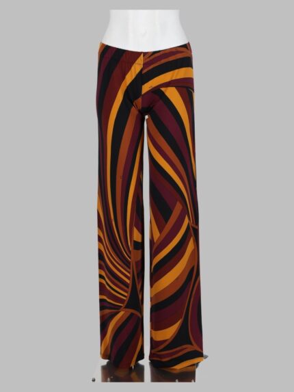 PUCCI Pantalone In Jersey Satinato In Stampa Iride