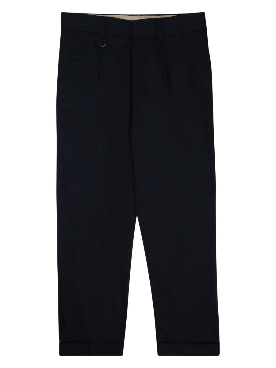 PAOLO PECORA MILANO PANTALONE IN MISTO COTONE