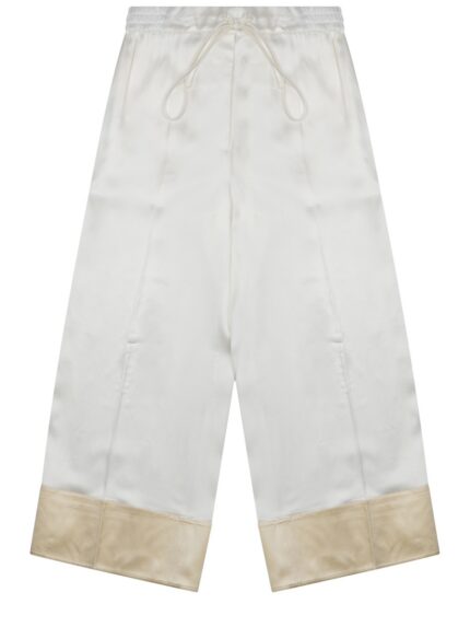 TOTEME PANTALONE IN RASO CON COULISSE