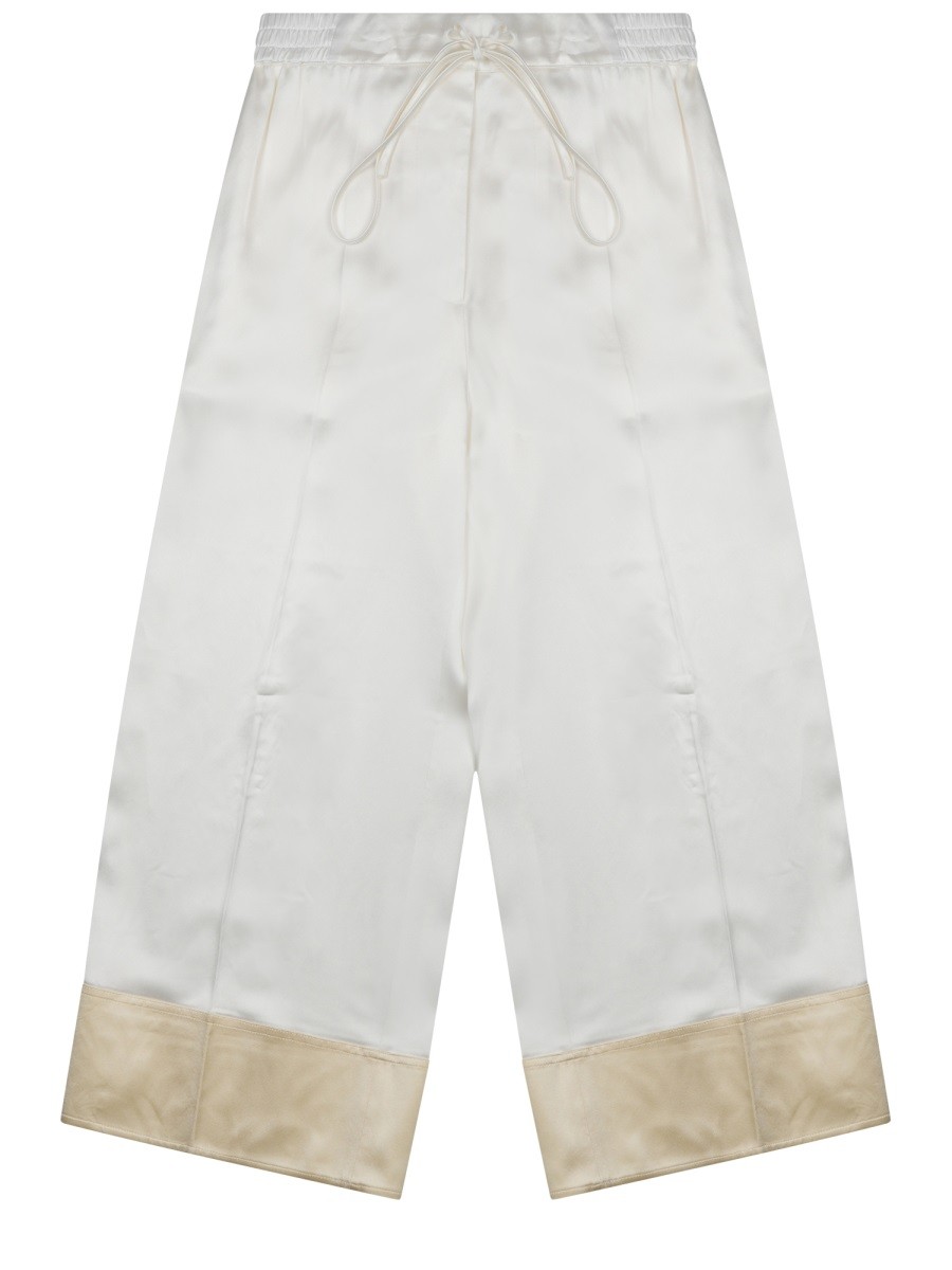 TOTEME PANTALONE IN RASO CON COULISSE