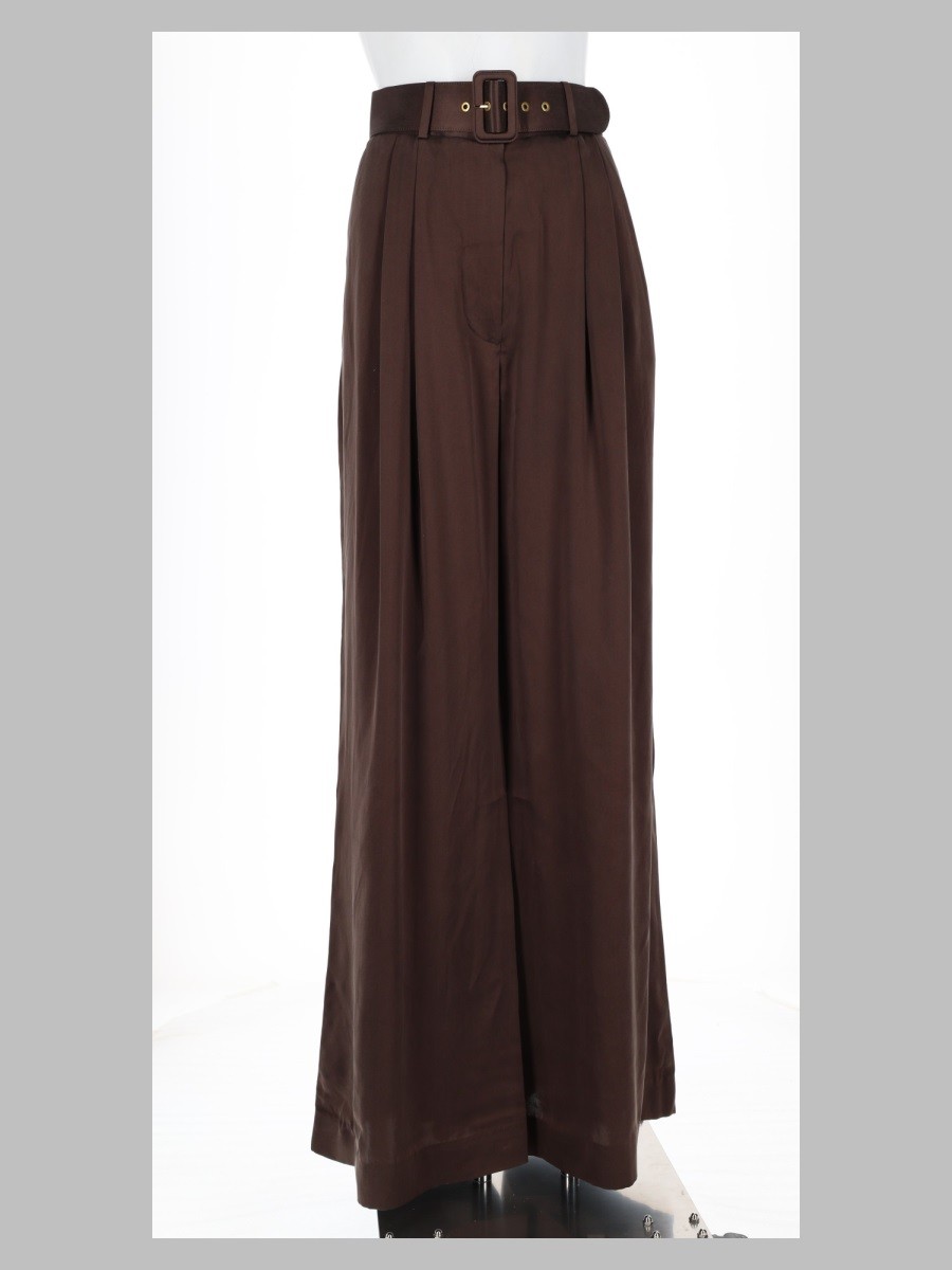 ZIMMERMANN Pantalone In Seta Con Cintura