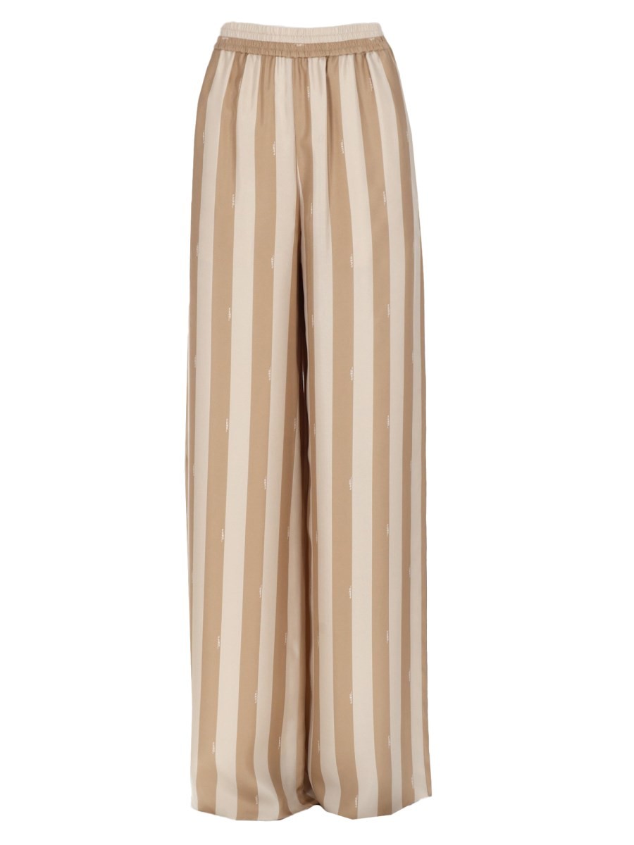 Fendi PANTALONE IN SETA PEQUIN