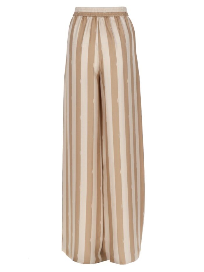 Fendi PANTALONE IN SETA PEQUIN