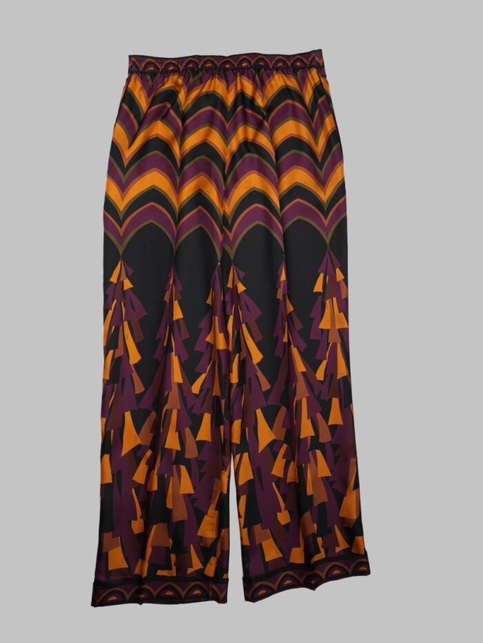 PUCCI Pantalone In Seta Stampa Baiadera