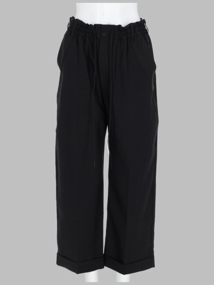 Y - 3 PANTALONE IN TESSUTO TECNICO CON COULISSE