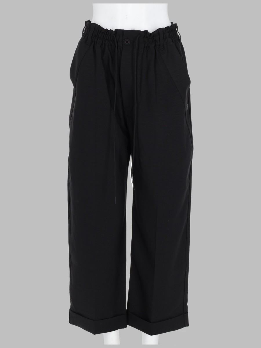 Y - 3 PANTALONE IN TESSUTO TECNICO CON COULISSE