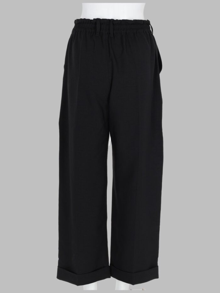 Y - 3 PANTALONE IN TESSUTO TECNICO CON COULISSE