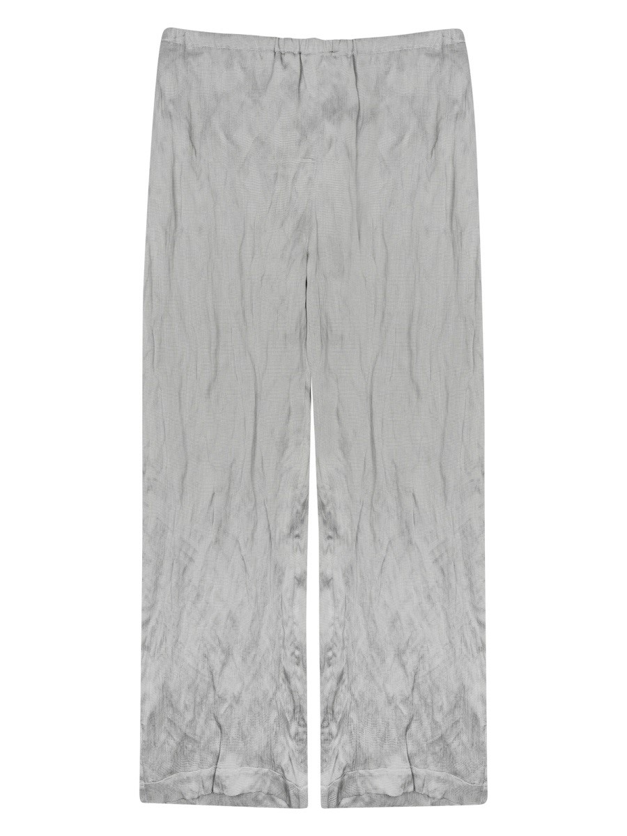 ALYSI PANTALONE IN VISCOSA TESTURIZZATA