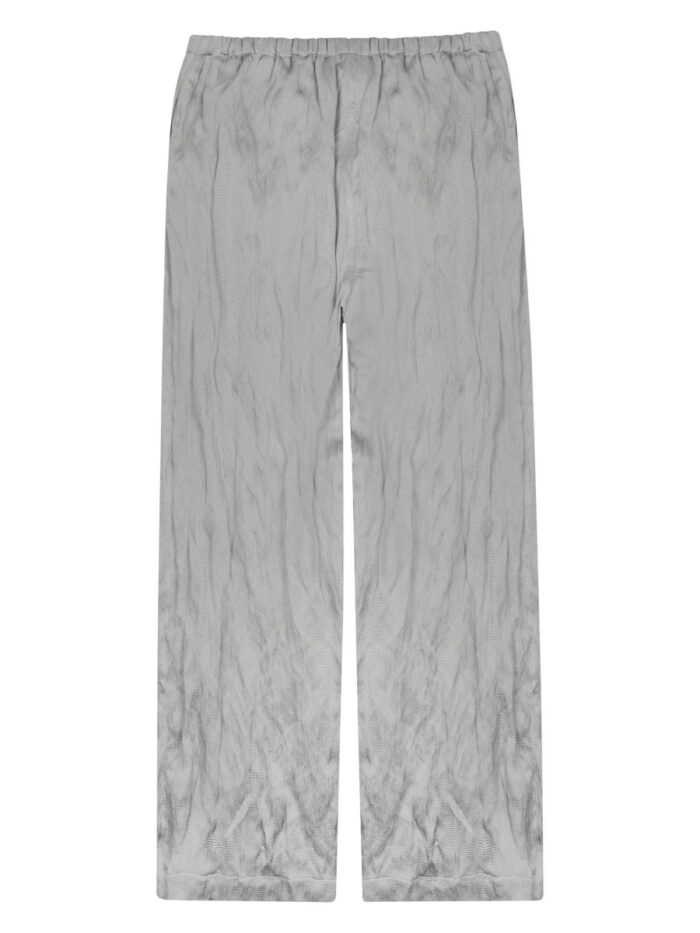 ALYSI PANTALONE IN VISCOSA TESTURIZZATA