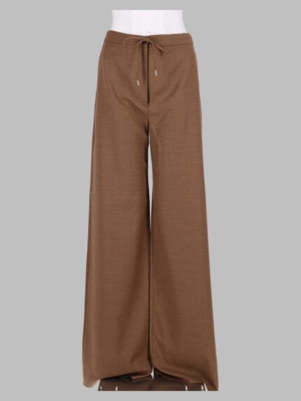 MAX MARA STUDIO Pantalone Jogging In Flanella Di Lana
