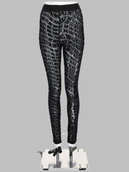 Versace Jeans Couture PANTALONE LEGGINGS CON STAMPA LOGO