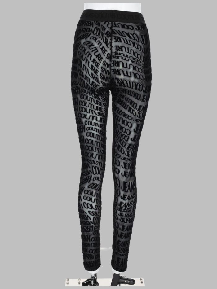 Versace Jeans Couture PANTALONE LEGGINGS CON STAMPA LOGO