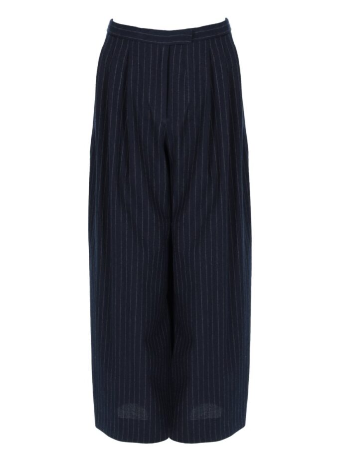 S MAX MARA Pantalone "Ordine" In Lana Gessata