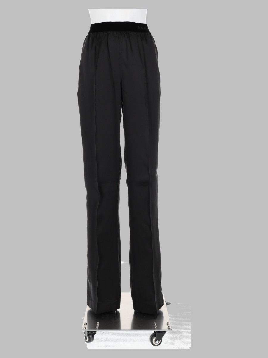 TOM FORD Pantalone Pj In Raso Di Seta Stretch