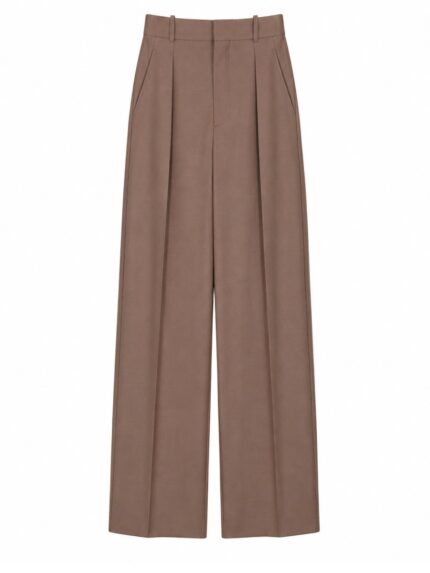 Saint Laurent PANTALONE SARTORIALE IN LANA E SETA