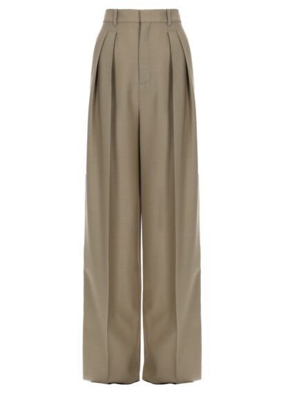 Saint Laurent PANTALONE SARTORIALE IN LANA E SETA