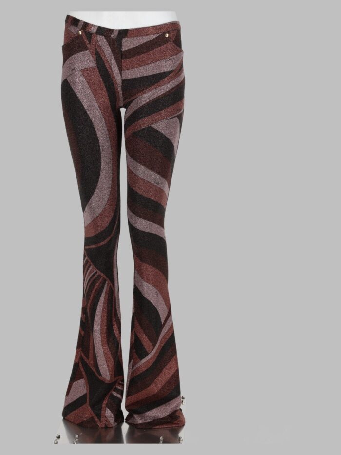 pucci pantalone skinny con stampa "iride" PUCCI Pantalone Skinny Con Stampa "Iride"