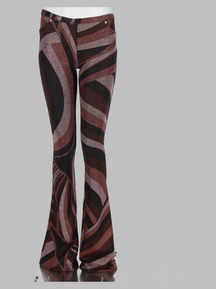 PUCCI Pantalone Skinny Con Stampa "Iride"
