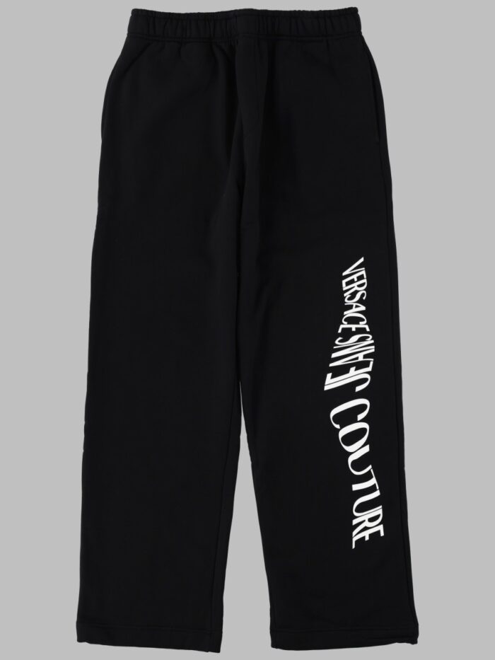 versace jeans couture pantalone track con logo "liquify rubber" Versace Jeans Couture PANTALONE TRACK CON LOGO "LIQUIFY RUBBER"