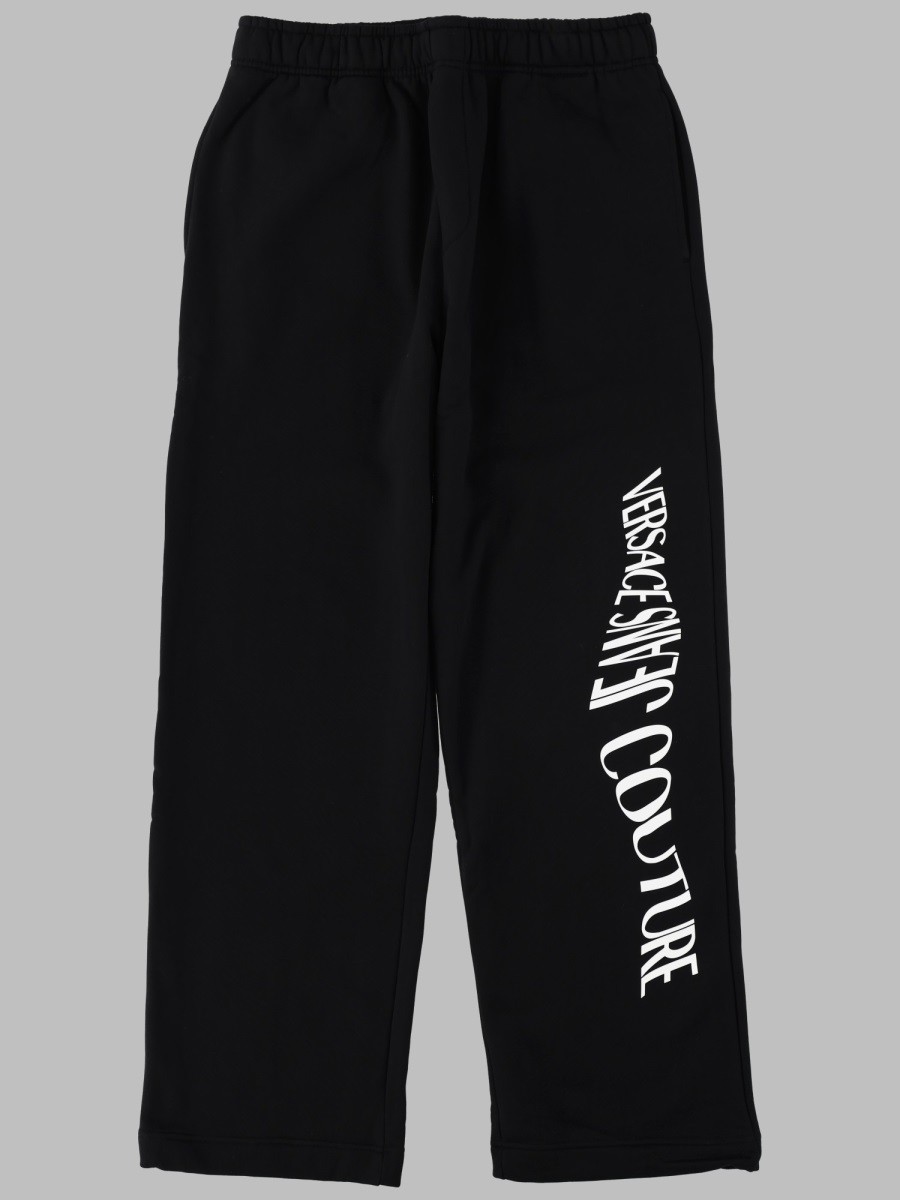 Versace Jeans Couture PANTALONE TRACK CON LOGO "LIQUIFY RUBBER"