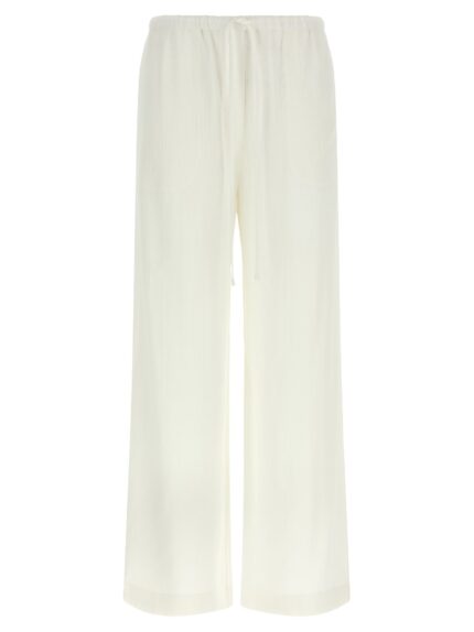 TOTEME Pants With Raised Stripes