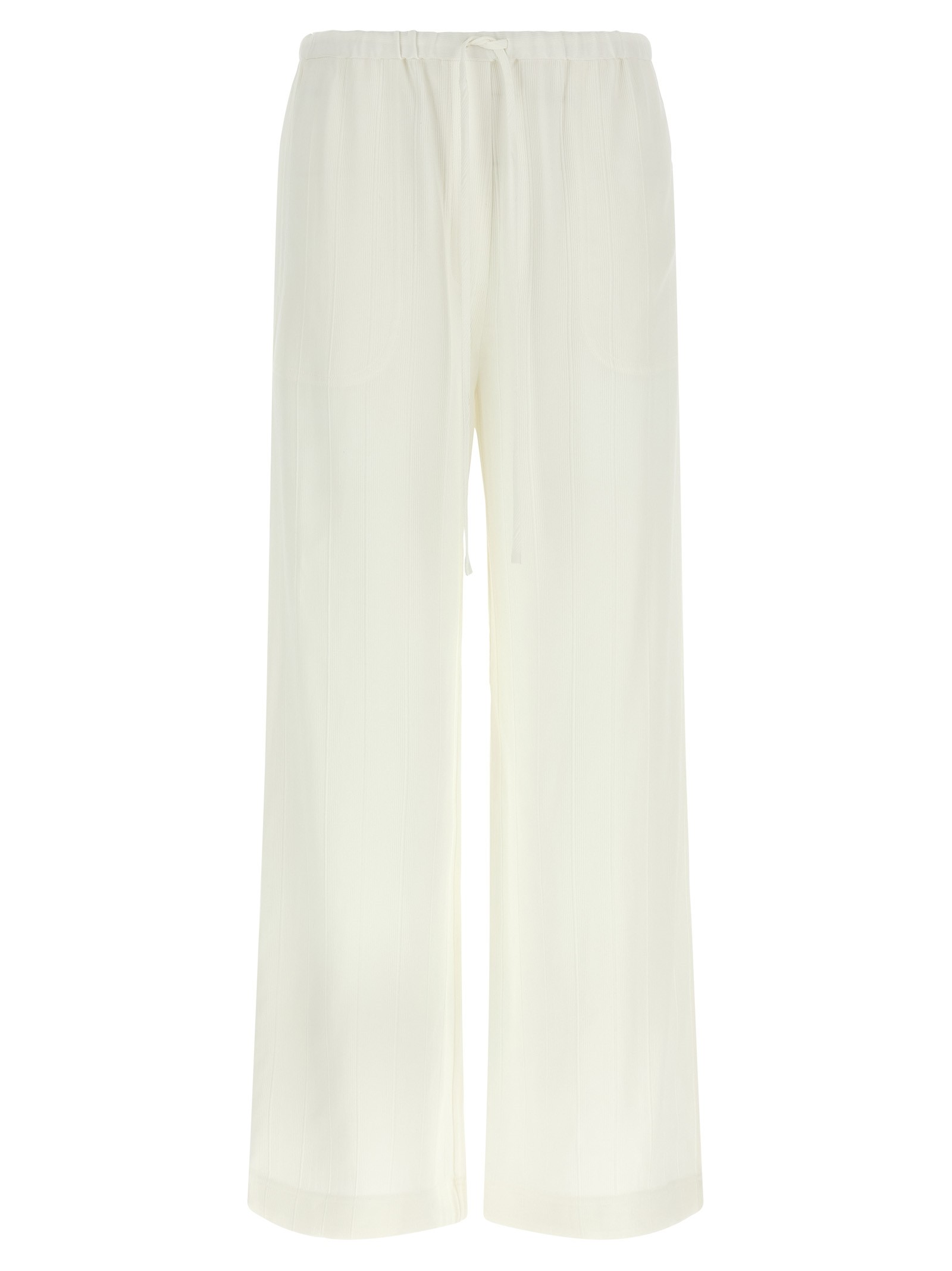 TOTEME Pants With Raised Stripes