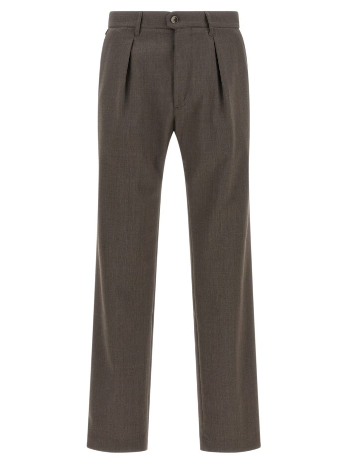 incotex pants with straps at the waist INCOTEX Pants With Straps At The Waist