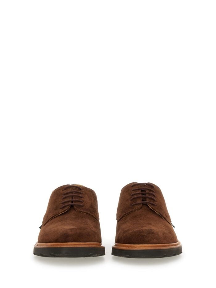 PARABOOT LACE-UP SHOE "VERDON VELOURS TERRA"