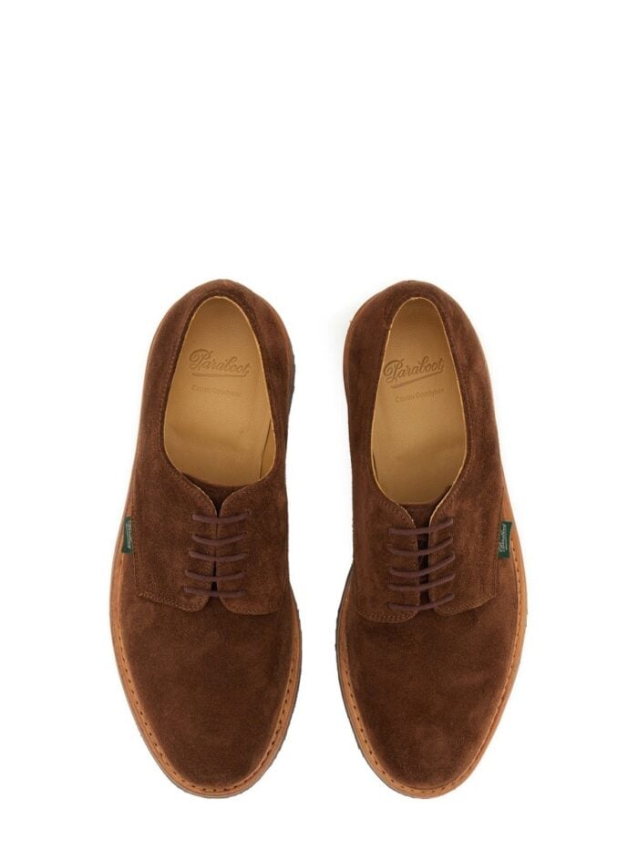 PARABOOT LACE-UP SHOE "VERDON VELOURS TERRA"